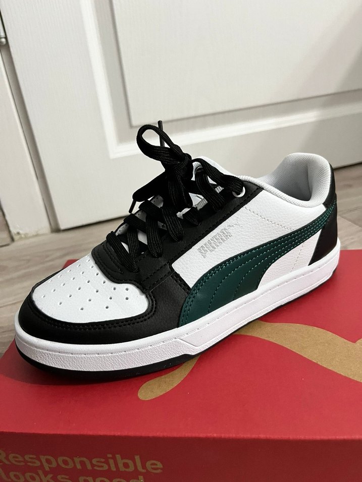 Siyah Beyaz Puma Spor Ayakkabı - Görsel 2