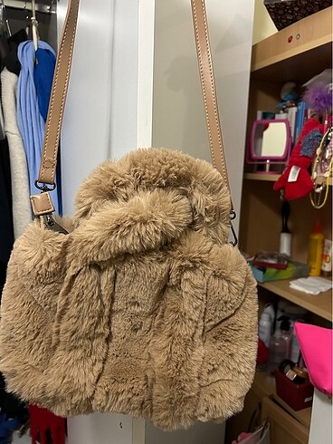 Stradivarius çanta peluş
