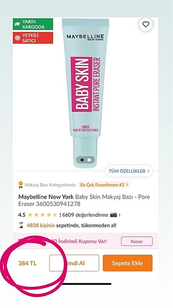 Maybelline Makyaj Bazı