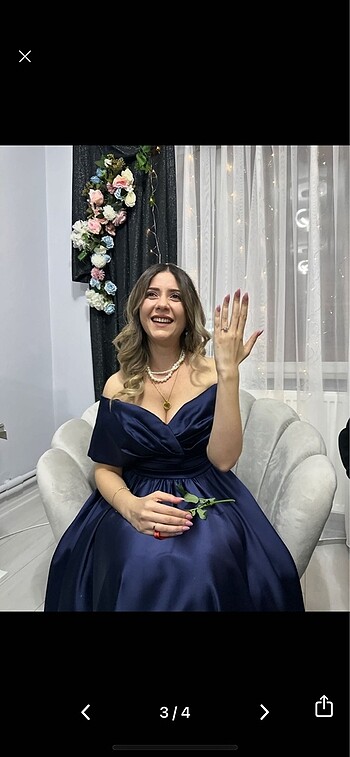 38 Beden Abiye elbise