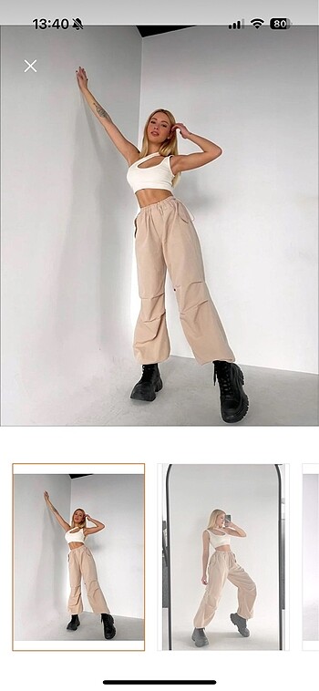 l Beden camel Renk Pantolon