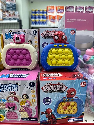 Popit oyuncak çok çeşit