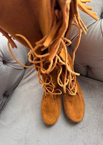 Minnetonka Suet Çizme - Görsel 11