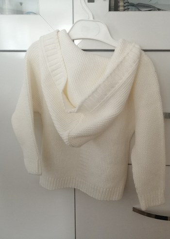 Kapişonlu Bebek hırkası - Görsel 9