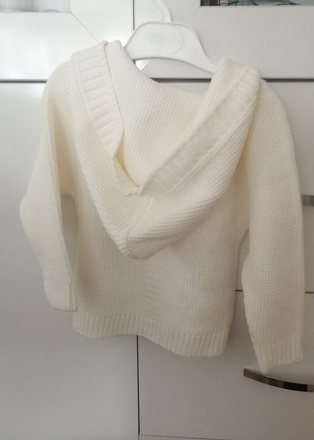 Kapişonlu Bebek hırkası - Görsel 8