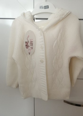 Kapişonlu Bebek hırkası - Görsel 7