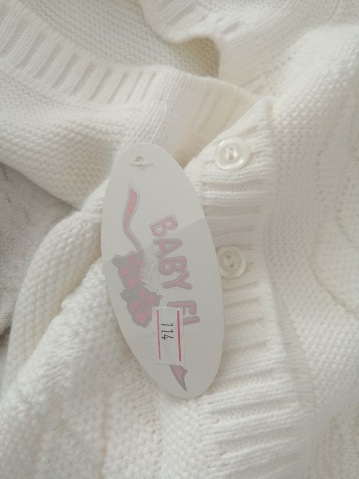 Kapişonlu Bebek hırkası - Görsel 3