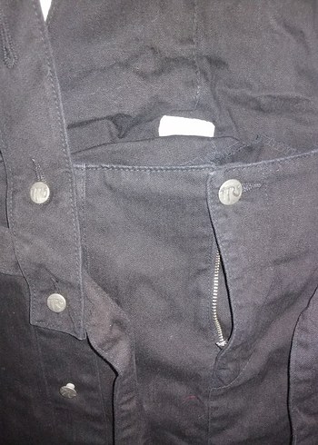 Siyah Askılı Kemerli mini elbise - Görsel 3