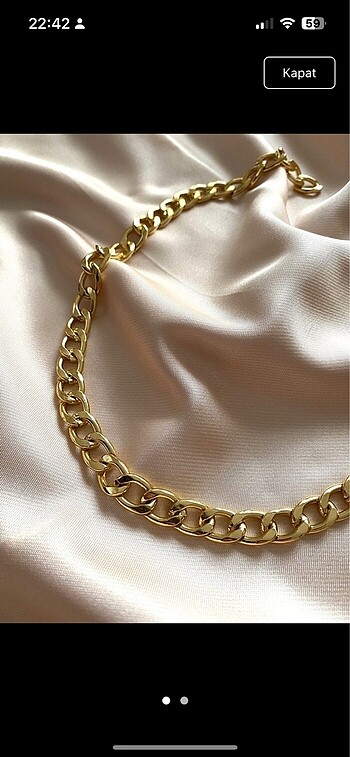 gold kolye