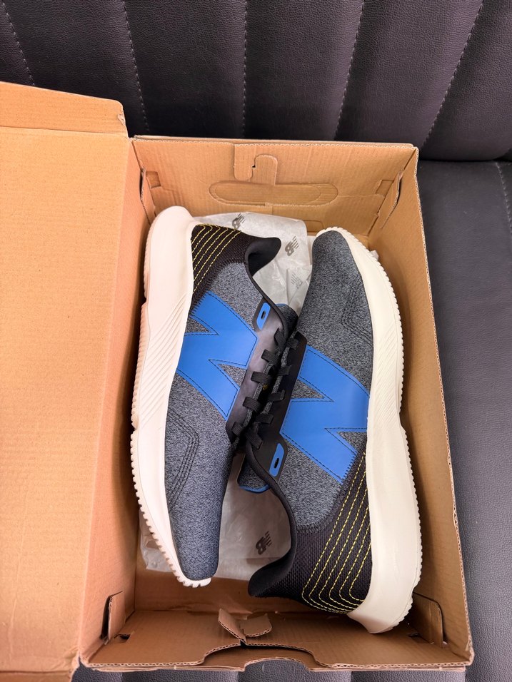 New Balance Gri Mavi Erkek Spor Ayakkabı - Görsel 5