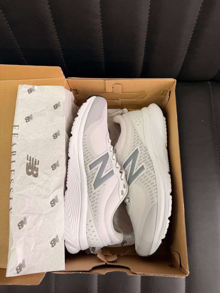 New Balance Beyaz Gri ERKEK Spor Ayakkabı - Görsel 5