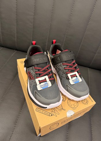 Erkek Çocuk Gri Skechers Spor Ayakkabı - Görsel 2