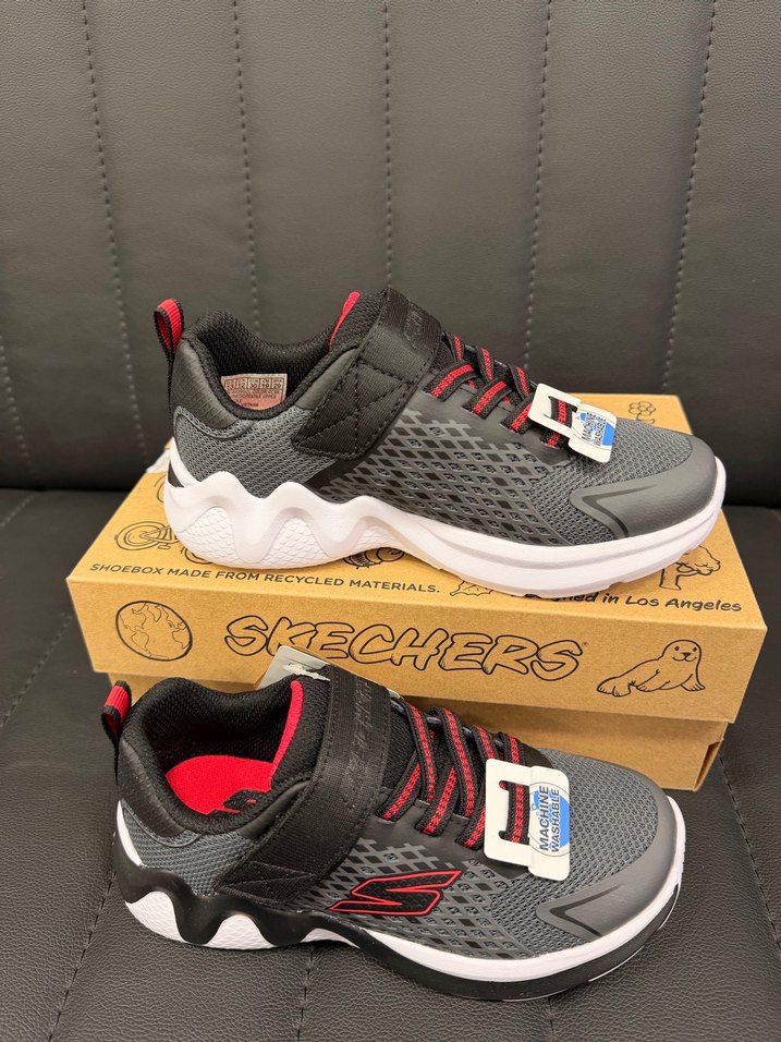 Erkek Çocuk Gri Skechers Spor Ayakkabı - Görsel 4