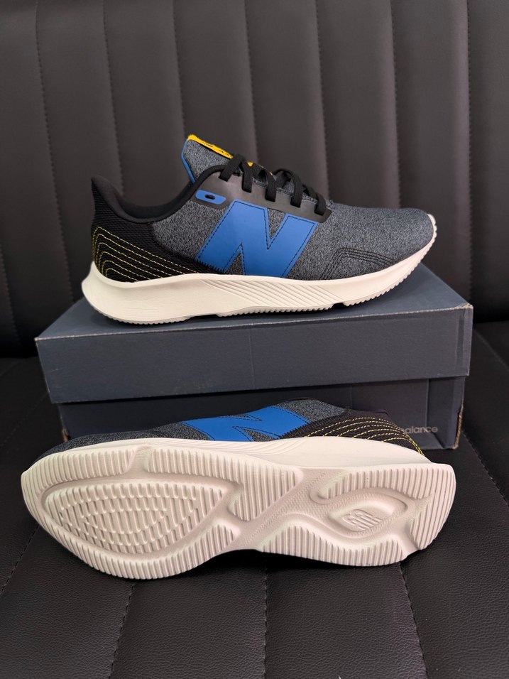 New Balance Gri Mavi Erkek Spor Ayakkabı - Görsel 5