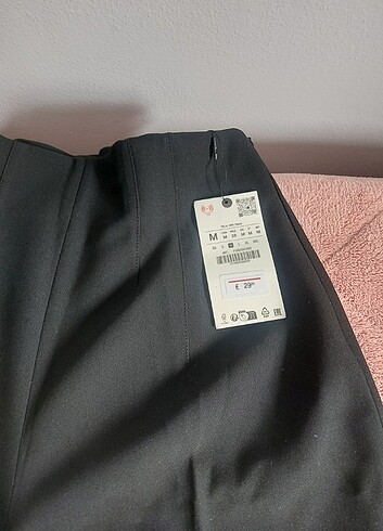 Zara Bu senienin trendi midi bilek boy bol kumas pantolon