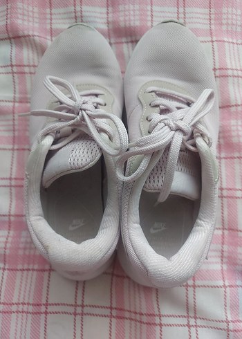 Beyaz Bağcıklı Kadın Spor Ayakkabı - Görsel 3