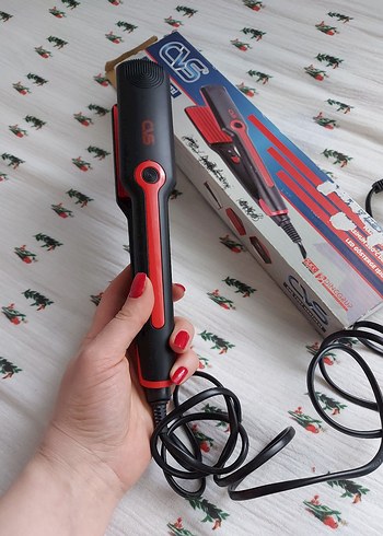 Kırmızı Saç Düzleştirici 55W 200°C - Görsel 5