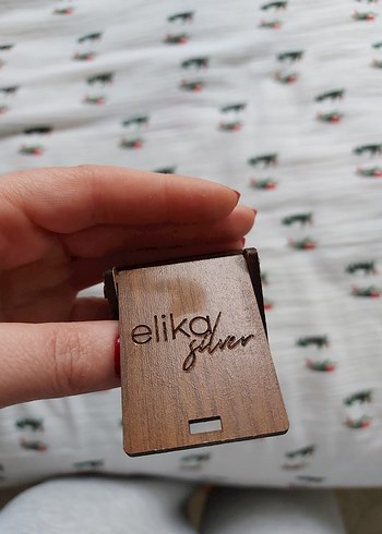 Düğmeli Vintage Papatya gümüş kolye - Görsel 2