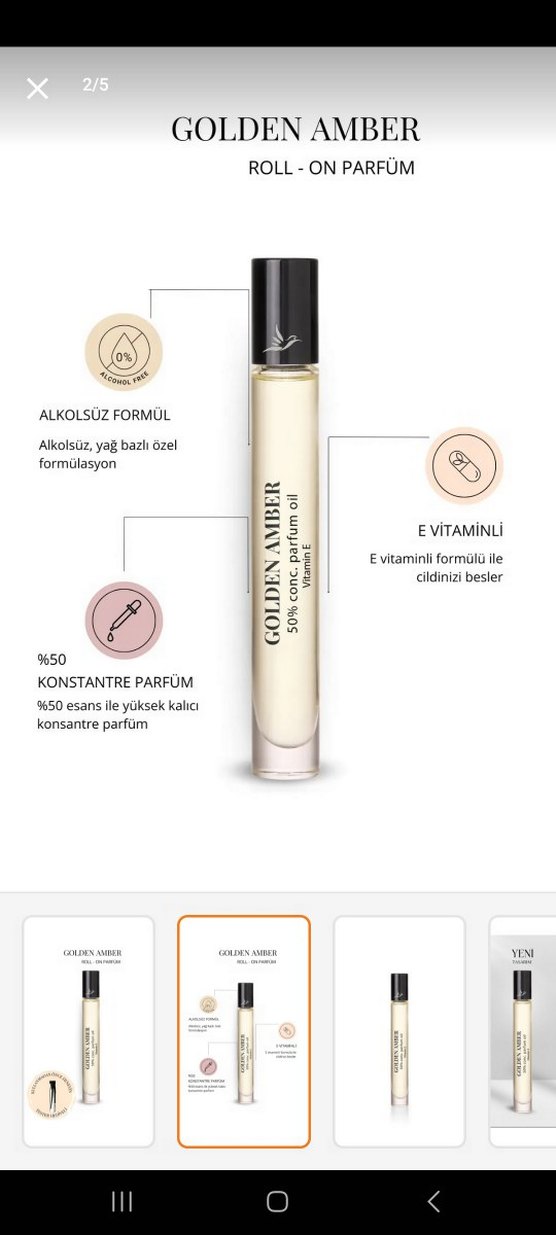 Gold Parfüm Kadın 10 ml - Görsel 5