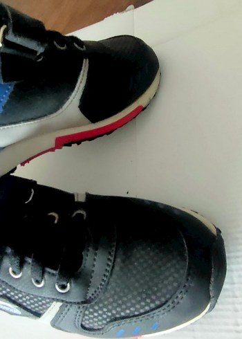 Koyu Mavi Erkek Çocuk Spor Ayakkabı Velcro