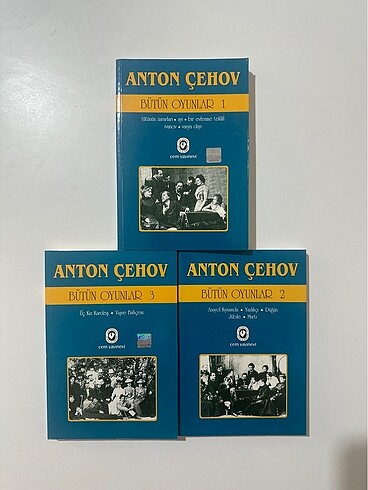 Anton Çehov tüm oyunlar 3 kitap