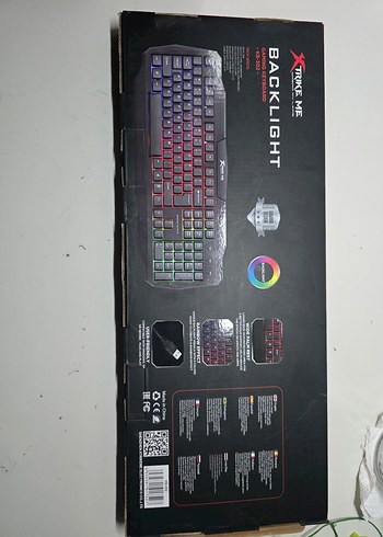 Renkli LED Işıklı Kablolu Klavye - Görsel 3