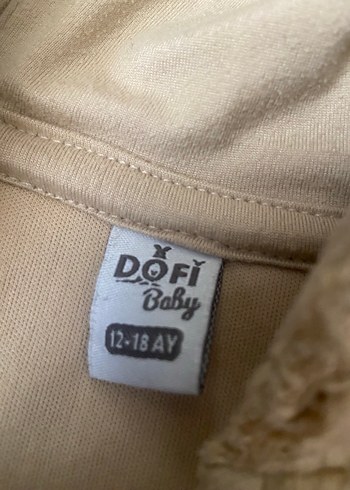 Kahverengi Peluş Bebek Tulumu Kapüşonlu - Görsel 4