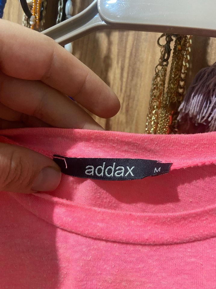 Pembe Baskılı Kız Tişörtü, Salaş Kesim - Görsel 2