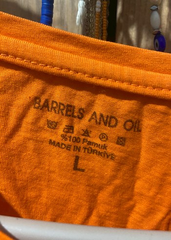 Erkek Turuncu Kısa Kollu Tişört - Görsel 2