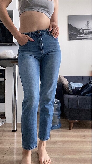 Diğer Kot boyfriend jean pantolon