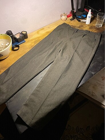 Pileli pantalon