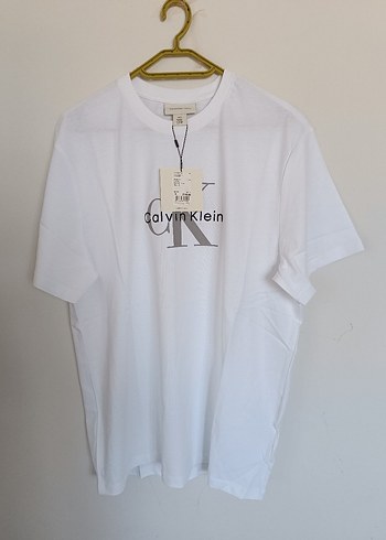 Calvin Klein Beyaz Baskılı Tişört