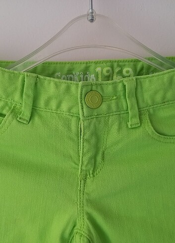 Gap GAP Fıstık Yeşili Çocuk Kot Pantolon 4 yaş