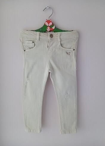 Zara Kız Bebek Denim Pantolon 18/24 Ay