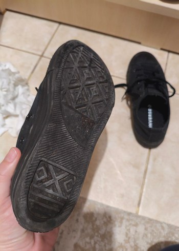 Siyah Minimalist Spor Ayakkabı - Görsel 4