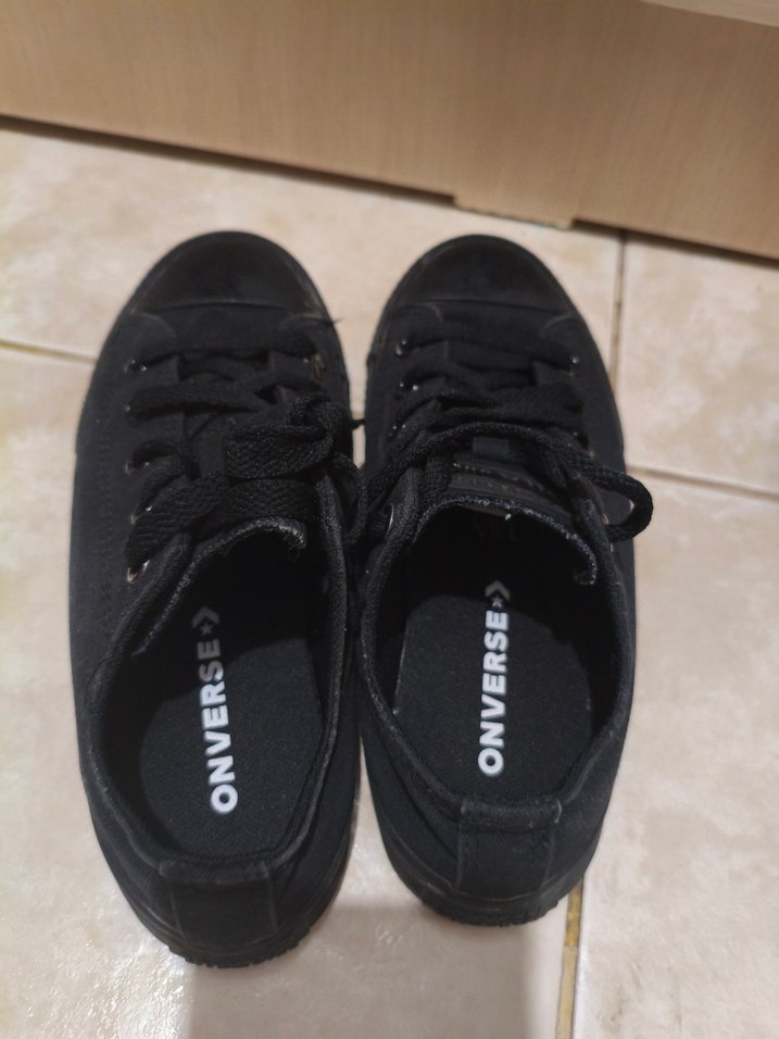 Siyah Minimalist Spor Ayakkabı - Görsel 2