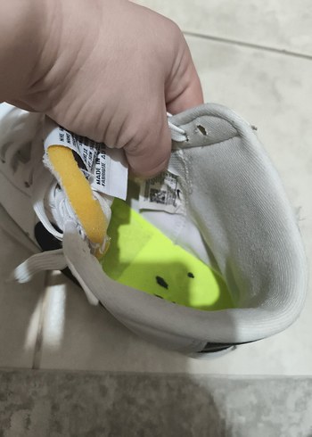 Nike Beyaz Bağcıklı Spor Ayakkabı - Görsel 4