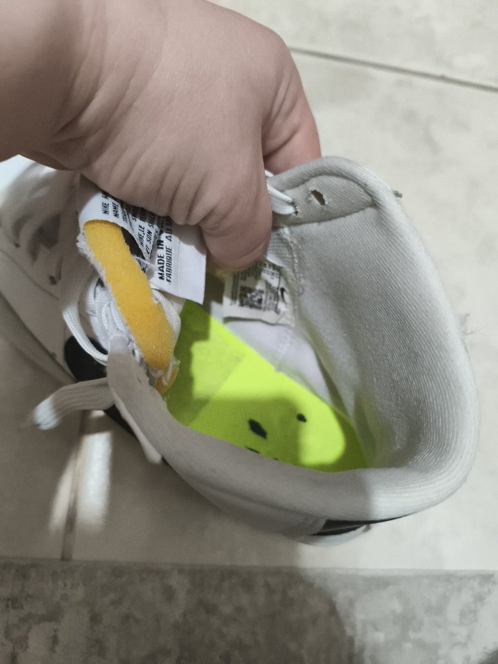 Nike Beyaz Bağcıklı Spor Ayakkabı - Görsel 4