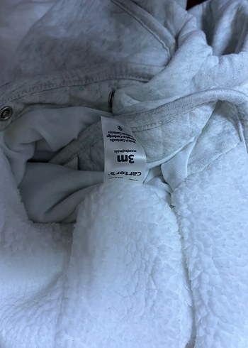 Gri Kapüşonlu Bebek Tulumu - Görsel 3