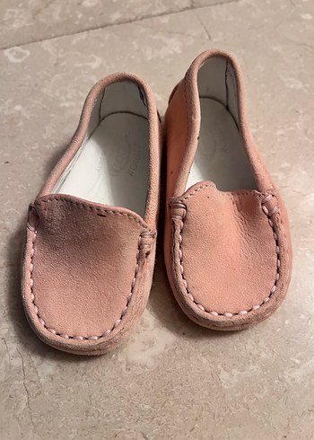 Pembe Süet Kız Çocuk Loafer - Görsel 2
