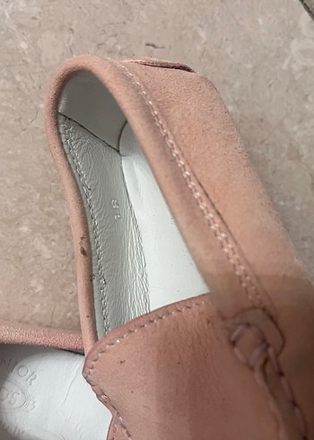 Pembe Süet Kız Çocuk Loafer - Görsel 4