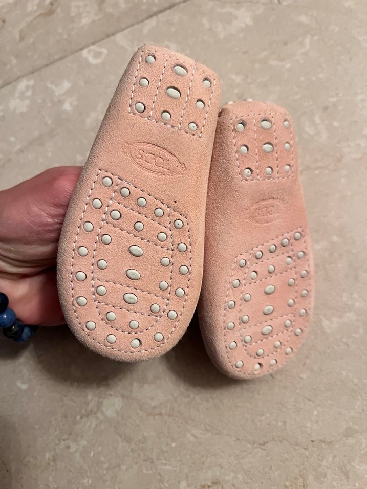 Pembe Süet Kız Çocuk Loafer - Görsel 3