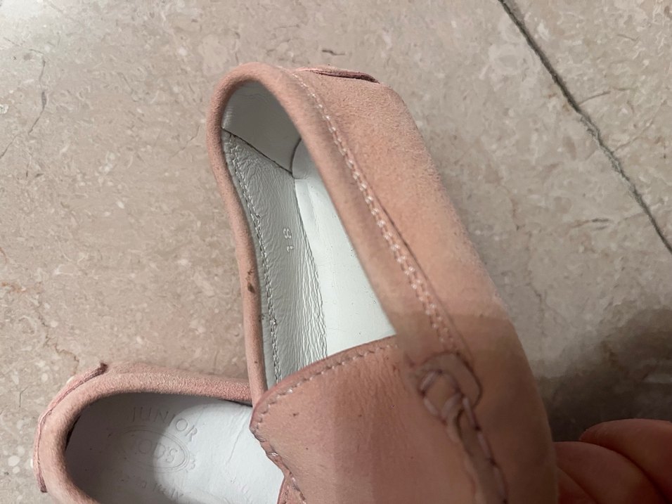 Pembe Süet Kız Çocuk Loafer - Görsel 4