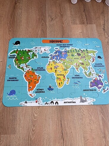 Dünyamız puzzle - Görsel 4