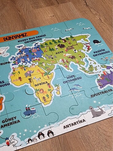 Dünyamız puzzle - Görsel 3