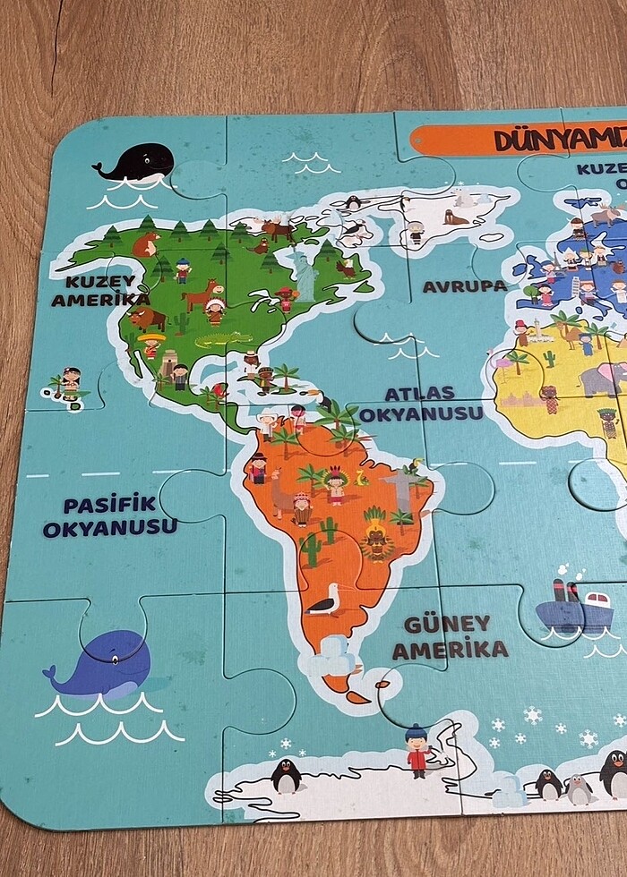 Dünyamız puzzle - Görsel 2