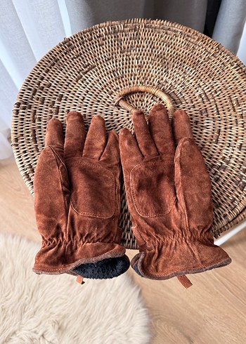 Hakiki süet deri eldiven ( unisex ) - Görsel 5