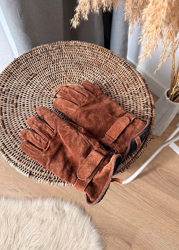 Hakiki süet deri eldiven ( unisex ) - Görsel 6