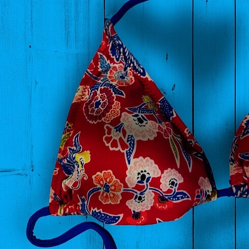 Mavi Jeans Mavi marka desenli bikini üstü