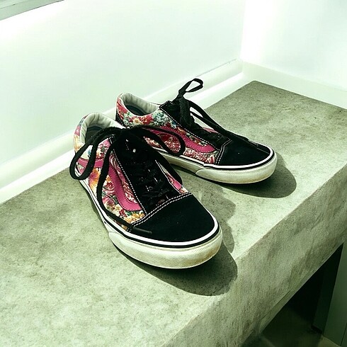 Pembe mandallı vans old School